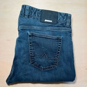 Alberto Modern Fit Stone Dark Weft Jeans 36x34